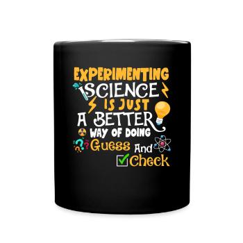 Experimenting Science Funnier - Full Colour Mug - black - Front