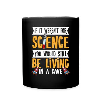 Ne serait-ce pas drôle pour la science ? - Mug uni - noir - Devant