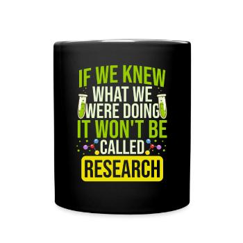 Ce n’est pas ce qu’on appelle la recherche plus drôle - Mug uni - noir - Devant