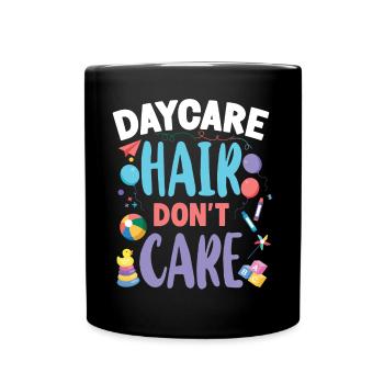 Childcare Daycare Provider Teacher - Full Colour Mug - black - Front