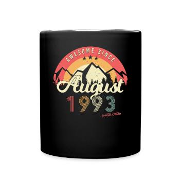 Gift idea for August 1993 - Full Colour Mug - black - Front