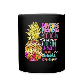 Childcare Daycare Provider Teacher - Full Colour Mug - black - Front