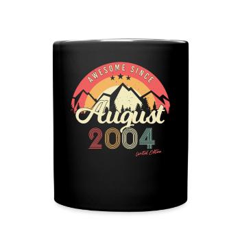 2004 En août enfin 18. - Mug uni - noir - Devant