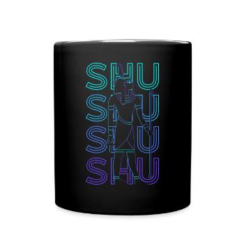Shu Dieu égyptien Mythologie égyptienne Ancienne Ä - Mug uni - noir - Devant