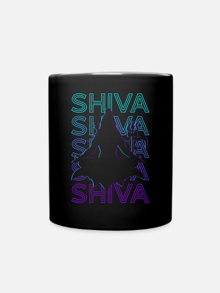 Shiva Hindu-Gott Hindu-Mythologie Antike Hindu - Tasse einfarbig - Schwarz