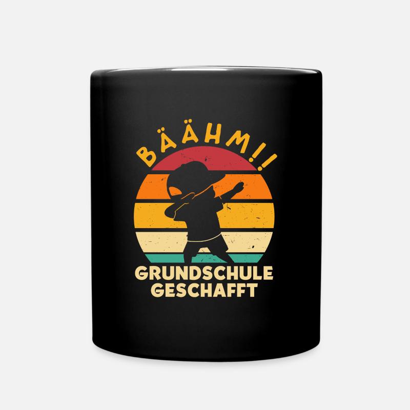 Bäähm Grundschule geschafft - Tasse einfarbig - Schwarz