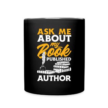 Author Author Funny Author Gift - Full Colour Mug - black - Front