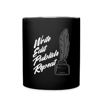 Author Author Funny Author Gift - Full Colour Mug - black - Front