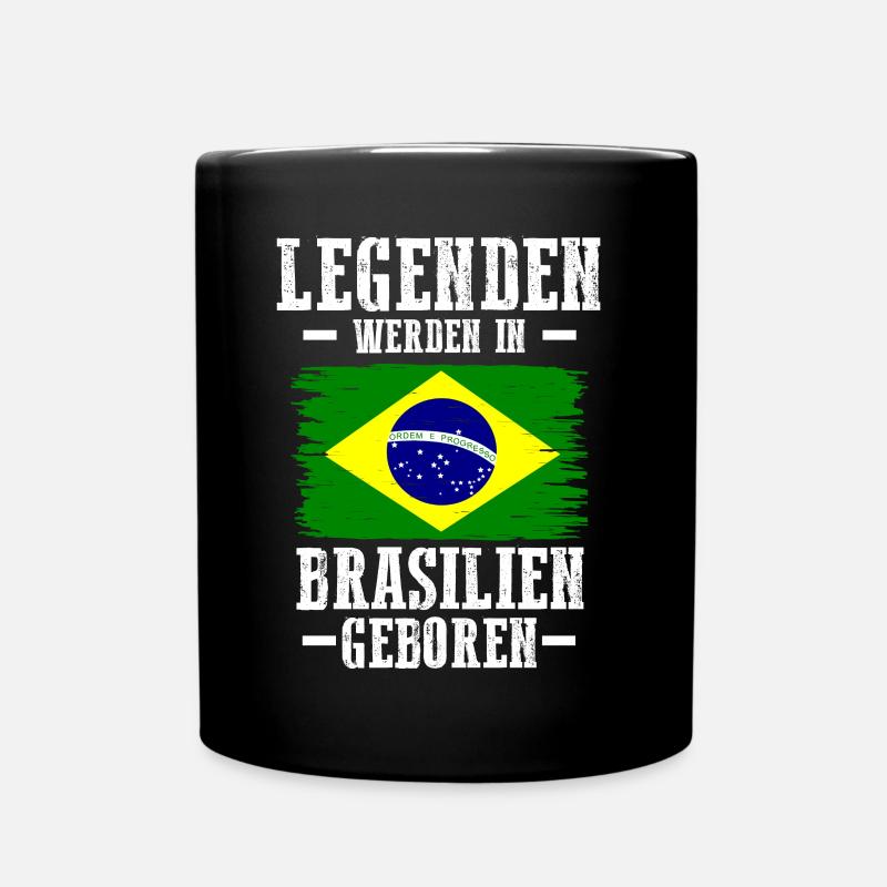 Brasilien Brasilianer Brasilianisches - Tasse einfarbig - Schwarz