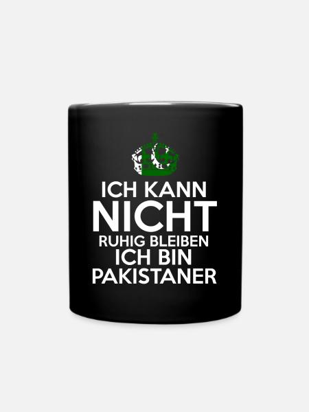 Pakistan Pakistaner Pakistanisches - Tasse einfarbig - Schwarz