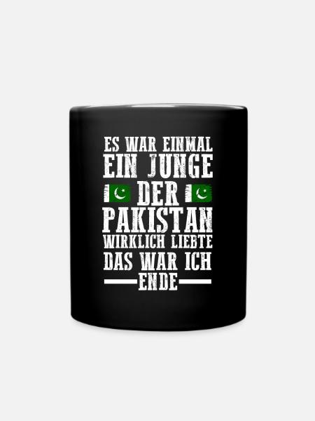 Pakistan Pakistaner Pakistanisches - Tasse einfarbig - Schwarz