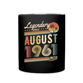 Légendaire depuis août 1961 Edition Limitée - Mug uni - noir - Devant