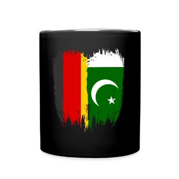 Germany Flag Pakistan - Full Colour Mug - black - Front