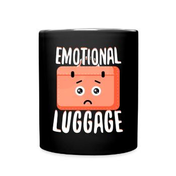 Luggage Baggage Emotions - Full Colour Mug - black - Front