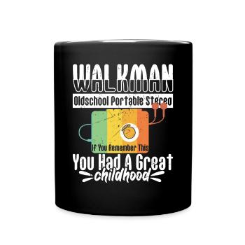 You Remember This Great Childhood - Full Colour Mug - black - Front