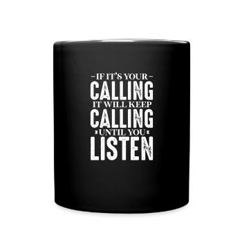Raven Crow Bird Crow Birds Nature Crow GEschenk - Full Colour Mug - black - Front