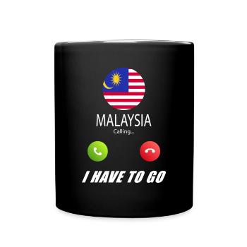 Malaysia calls lusiger flags spell - Full Colour Mug - black - Front