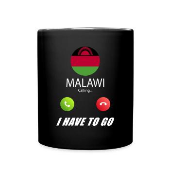 Malawi calls lusiger flags - Full Colour Mug - black - Front