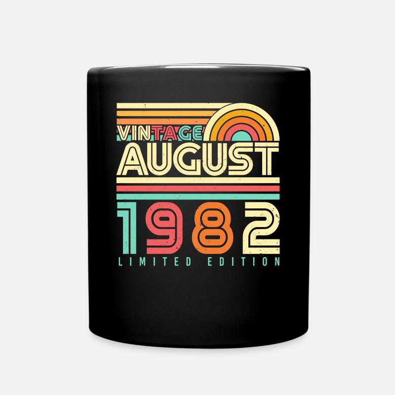 40e anniversaire août 1982 - Mug uni - noir