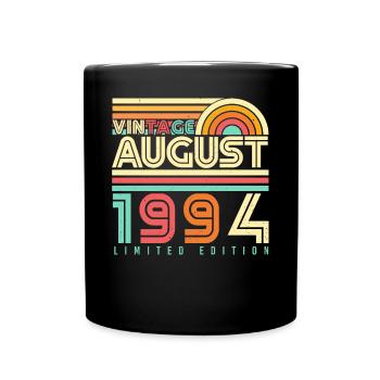 Mois de naissance Août 1994 - Mug uni - noir - Devant