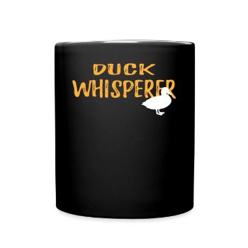 Duck Whisperer Graphic Tshirt - Full Colour Mug - black - Front