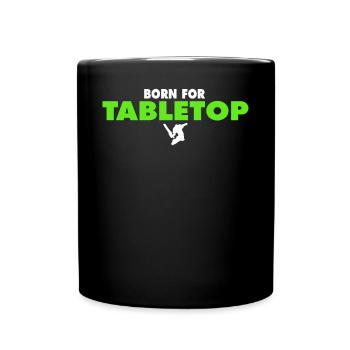 NÉ POUR LE THÉ DE TABLE - Mug uni - noir - Devant