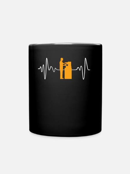Barista - Tasse einfarbig - Schwarz