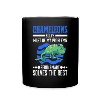 Chameleon Gift Chameleon - Full Colour Mug - black - Front