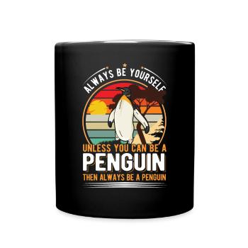 Pingouin Cadeau Pingouin - Mug uni - noir - Devant