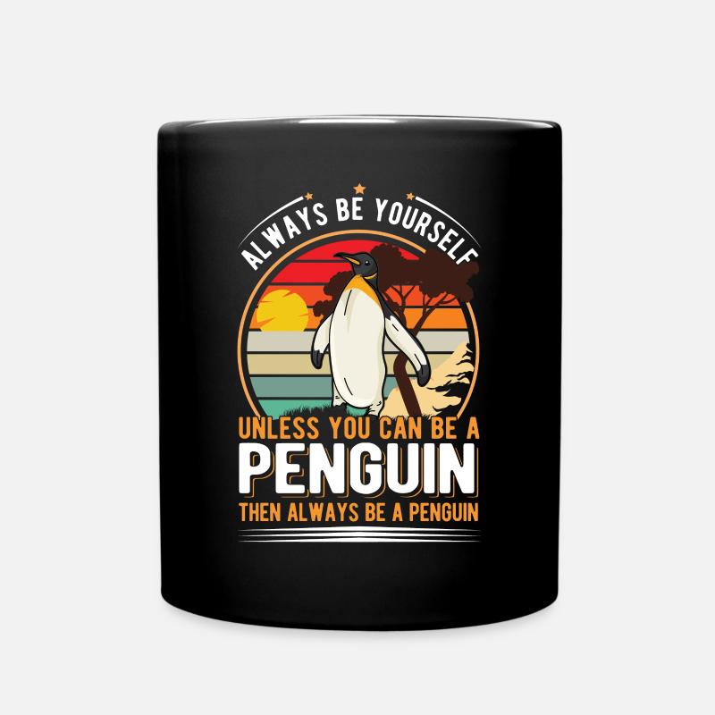 Penguin Gift Penguin - Full Colour Mug - black