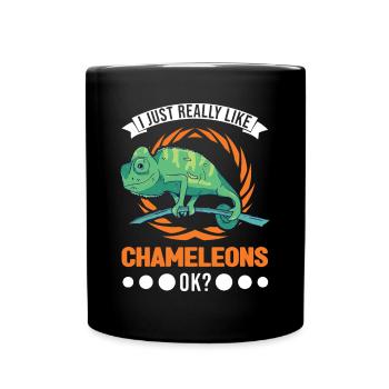 Chameleon Gift Chameleon - Full Colour Mug - black - Front