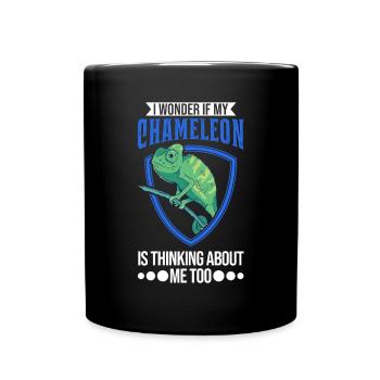 Chameleon Gift Chameleon - Full Colour Mug - black - Front