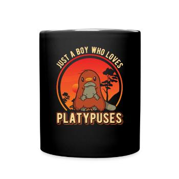 Platypus Young Platypus - Full Colour Mug - black - Front