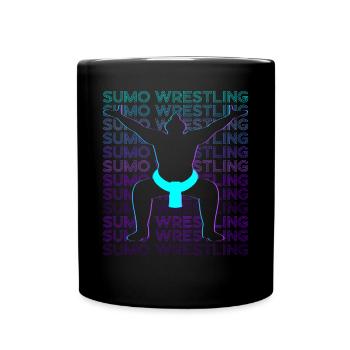 Sumo Wrestling Sumo Lutteur japonais - Mug uni - noir - Devant