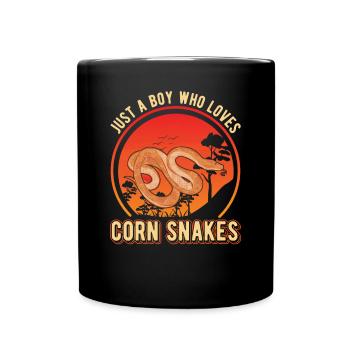 Serpent de maïs Jeune serpent de maïs - Mug uni - noir - Devant