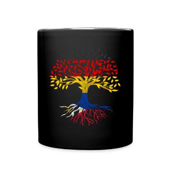 Roots Tree Allemagne Philippines - Mug uni - noir - Devant