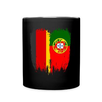 Allemagne Drapeau Portugal - Mug uni - noir - Devant