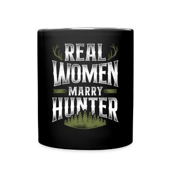 Mariage de chasseur de chasseurs de cerfs de Buck - Mug uni - noir - Devant