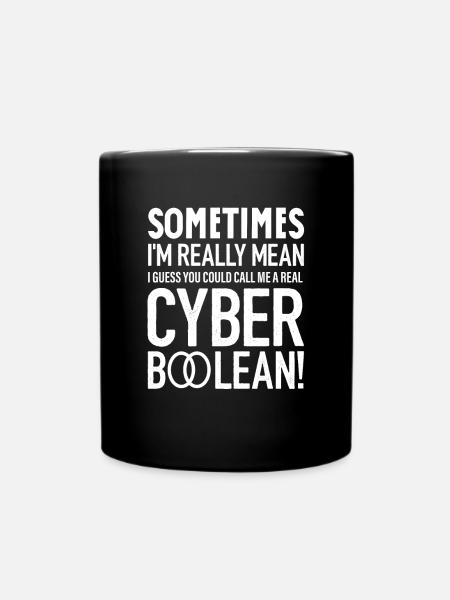 Cyber Security Professional Expert Hacker Cyber - Tasse einfarbig - Schwarz
