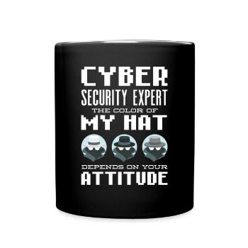 Expert professionnel en cybersécurité Des hackers éthiques - Mug uni - noir - Devant