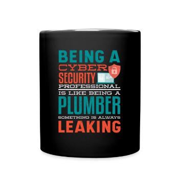 Cyber Security Professional Expert Ethical Hacker - Tasse einfarbig - Schwarz - Vorne