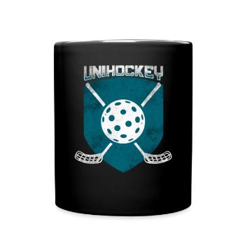 Floorball - Mug uni - noir - Devant