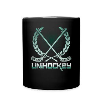 Floorball - Mug uni - noir - Devant