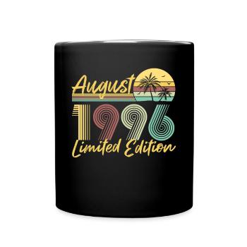 August 1996 Limited Edition Birthday Gift - Full Colour Mug - black - Front