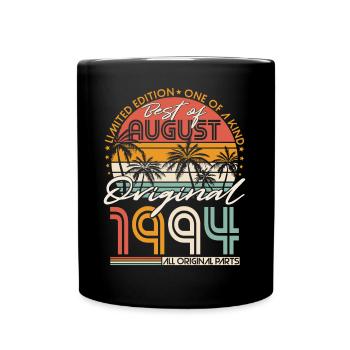 Août 1994 Vintage Anniversaire Rétro - Mug uni - noir - Devant