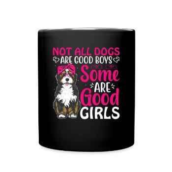Australian Shepherd Some are good girls - Full Colour Mug - black - Front