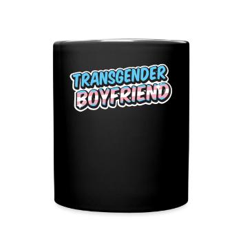 Transgender Boyfriend - Transmann Transmenschen - Tasse einfarbig - Schwarz - Vorne
