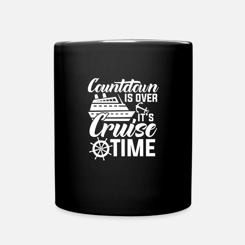 Kreuzfahrt - Tasse einfarbig - Schwarz