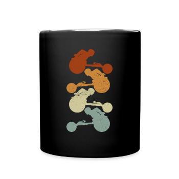 Marathon en fauteuil roulant Course en fauteuil roulant Sports en fauteuil roulant - Mug uni - noir - Devant
