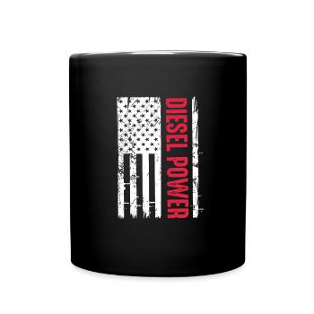 Diesel America USA Auto Tuning Gasoline Gift - Full Colour Mug - black - Front